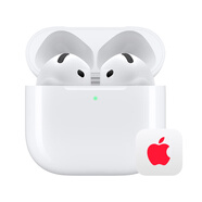 Apple/苹果【两年AC+套装版】AirPods 4 搭配USB-C充电盒 苹果耳机 蓝牙耳机 适用iPhone/iPad/Mac 四代