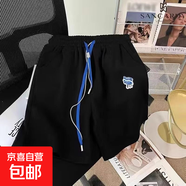 女童夏季棉布短裤2026新款洋气热裤儿童夏装中大童纯色舞蹈裤子潮 黑色（休闲百搭） 150 （建议身高140cm左右）