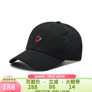 猛犸象（MAMMUT） Baseball刺绣遮阳防晒LOGO棒球帽 00253-黑色 S-M