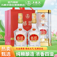 五粮液股份出品 618 感恩 浓香型白酒 52度 500mL*2瓶 父亲节礼物