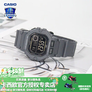卡西欧（CASIO） 男表女表卡西欧手表男女情侣表学生时尚运动表太阳能双显电子表 WS-1400H-8BVPF悍者灰 10年电量