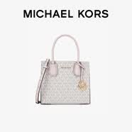 MICHAEL KORS礼物轻奢MK女包MERCER手提斜挎风琴包中号深棕/橡果棕