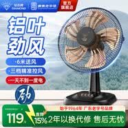 钻石牌（DIAMOND）台式电风扇桌面风扇宿舍办公室转页扇学生客厅床头摇头大风扇台扇WY 【铝叶新款】14寸三档加强风