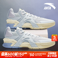 安踏KT3 team｜篮球鞋男春夏季汤普森防滑减震男户外实战比赛运动鞋子 【空域5】浅雾灰/安踏白-5 42.5