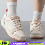 彪马女鞋板鞋春季运动鞋透气轻便耐磨潮流复古低帮休闲鞋 雪白色-桃粉色 36