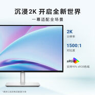 戴尔（DELL）Dell/戴尔S2725QS显示器27英寸4K专业级设计渲染高色域S2725DS 新S2725DSM丨2K分辨率/144Hz/附HD  官方标配