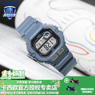 卡西欧（CASIO） 男表女表卡西欧手表男女情侣表学生时尚运动表太阳能双显电子表 WS-1400H-2AV新色雾霾蓝 10年电量