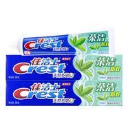 佳洁士（CREST）牙膏清新口气茶香防蛀牙盐白薄荷固齿多效草本水晶90g男女 茶洁防蛀90g*2支 0g