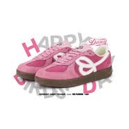 WE FLOWERx HBD联名款德训鞋板鞋男女同款情侣增高休闲鞋 叛逆粉 37