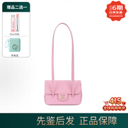 香奈儿（CHANEL）26P JENNIE同款口盖包 做旧金标双C手提单肩包 小牛皮女包 送礼 桃红色小号AP5068-B23483-U8384