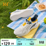 361°运动鞋男鞋春夏季薄款透气通勤厚底休闲跑步鞋子男672522202F-7