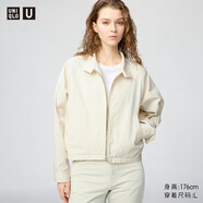 优衣库合作款/女装男装棉混纺短外套484032 30 浅米色 S