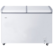 海尔（Haier）215升双箱双温商用家用冰柜 蝶门卧式冰柜家用小型冰箱冷柜FCD-215SEA 以旧换新