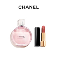CHANEL【官方正品】香奈儿邂逅柔情系列香水 女士 持久留香 生日礼物 邂逅柔情淡香水50ml+炫亮魅力唇膏211号
