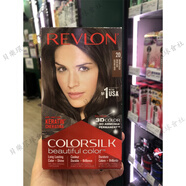 露华浓香港代购美国露华浓Revlon丽然染发剂遮盖白发持久3Dcolorsilk #20 棕黑色