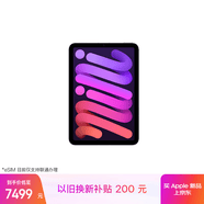 Apple/苹果 iPad mini (A17 Pro) 8.3英寸 平板电脑(512G eSIM版/mini7/MYHK3CH/A)紫色