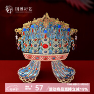 中国国家博物馆孝端皇后凤冠木质冰箱贴博物馆文创创意装饰品送朋友特色礼物 孝端皇后凤冠木质冰箱贴