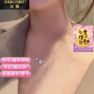 法蔻星星项链女镶钻锁骨链百搭首饰生日礼物送女友老婆 镶钻星星（白金色）