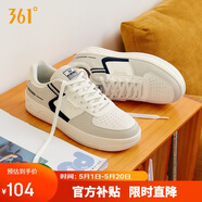 361°运动男鞋春夏季复古厚底增高小白鞋休闲板鞋跳舞鞋672426615-5