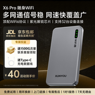迅优随身wifi多网通免插卡移动无线wi-fi6车载4G户外携带式高速上网卡无限制全国通用流量2026款5GXY 【升级展锐芯】10信号通道+wifi6Pro
