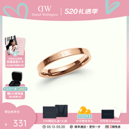 丹尼尔惠灵顿（DanielWellington）[520送女朋友礼物]dw戒指女经典玫瑰金情侣对戒 60号 DW00400021 玫瑰金
