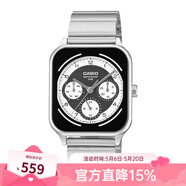卡西欧男士经典月相休闲防水手表 MTP-M307D-1B