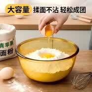 青苹果加厚高硼硅钢化耐热玻璃碗微波炉专用大号汤碗和面盆耐高低温