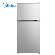 美的（Midea）112L两门小冰箱灰色双温小冰箱迷你家用宿舍租房灵活摆放节能低音深冷速冻 BCD-112CM