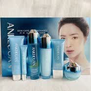 活泉（VAQUA）安可泉密码护肤化妆品套盒爽肤保湿柔肤水补水精华乳液补水霜 补 6件套装礼盒