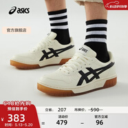 亚瑟士ASICS男鞋女鞋运动休闲鞋复古篮球鞋百搭板鞋 COURT MZ 米白色/黑色 40.5