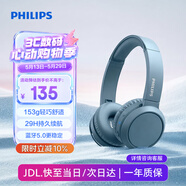 飞利浦（PHILIPS）【升级版头戴式蓝牙耳机】TAH4205 无线运动耳机网课电脑笔记本耳麦  办公必备 青瓷蓝 价保618