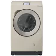 松下（Panasonic）日本进口松下25年款12kg滚筒洗衣机热泵干燥自动注液LX129D 沙灰色右开门包b 双缸