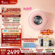 小天鹅（LittleSwan）【价保618】甜甜圈 内衣洗衣机 迷你小型全自动 1.1KG壁挂洗烘一体TD10M30MAX 以旧换新 京东自营