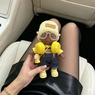 【仅娃衣】蔡大伯的女儿14cm娜塔莎衣服网红爆款娜塔莎黑娃替换装 仅娃衣-14cm娜塔莎黄色八彩耳机毛线衣+眼镜 适合14cm