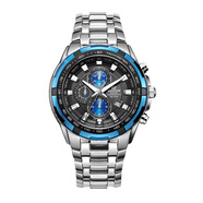 卡西欧（CASIO）商务EDIFICE 三眼防水赛车指针石英七夕 EF-539D-1A2