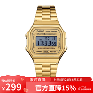 卡西欧复古防水小方表 A168WG-9W