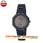 卡西欧（CASIO）SHEEN太阳能蓝宝石女表SHS-4529BD-8AJF手表女士光动能 日本直邮 黑色SHS-4529BD-8AJF