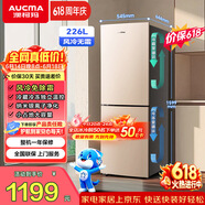 澳柯玛（AUCMA）226升冰箱家用租房用小型冰箱风冷无霜二门电冰箱双开门囤货小占地低噪BCD-226WH【价保618】