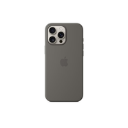 Apple/苹果 iPhone 16 Pro Max硅胶手机壳-岩灰色 磁吸保护壳苹果手机壳全包旗舰店原装
