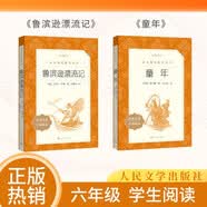 【六年级】2种2本 童年 鲁滨逊漂流记 六年级 学生阅读 课外阅读 书目 人民文学出版社 开学季