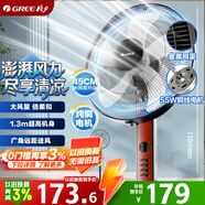 格力（GREE）【巨风量】落地扇远吹风电风扇台式电扇易拆洗广角摇头节能定时轻音风扇落地扇 FD-4010-WG
