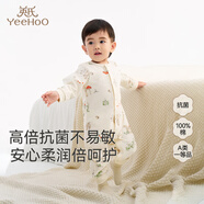 英氏（YEEHOO）婴儿衣服新生儿宝宝连体衣童装婴幼儿夏季薄款衣服