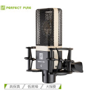 完美本色（Perfect Pure） M40大振膜电容麦克风电脑K歌专业录音大合唱直播主播话筒设备 官方标配