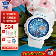 卡西欧（CASIO）【情人节礼物】手表女G-SHOCK和BABY-G系列运动石英表送女生 BGA-190GL-7B海洋蓝