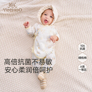 英氏（YEEHOO）婴儿衣服新生儿宝宝连体衣童装婴幼儿夏季薄款衣服