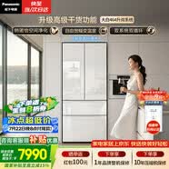 松下（Panasonic）大白464L法式多门冰箱家用超薄零嵌玻璃面板变频双系统风冷无霜一级能效NR-EW46TGB-W【国家补贴】