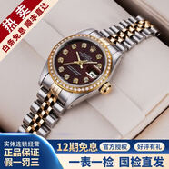 劳力士（ROLEX）【二手99新】劳力士女表日志69173自动机械腕表精钢内钻刻时尚名表后镶钻狗牙圈商务二手奢侈品腕表后改装 26MM棕盘大钻后镶钻