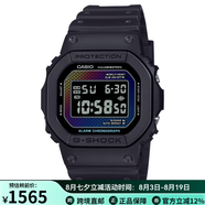 卡西欧手表 模拟数字显示G-SHOCK炫酷动感小方块彩砖腕表礼物DW5600RW-1 brick in the wall