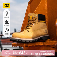 卡特（CAT）工装靴大黄靴马丁靴男鞋牛皮固特异夏季户外工装靴P725756经典款 经典款 44