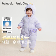 巴拉巴拉童装婴儿连体衣轻薄羽绒服宝宝衣服冬装抱衣爬服男童女童萌趣可爱